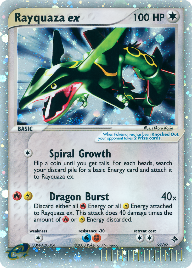 Rayquaza ex, EX Dragon